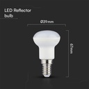 Bombilla Reflectora LED V-TAC - IP20 - Blanca - 2.9W - 250 Lumens - 3000K-extra-3.webp
