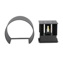 Aplique LED Redondo V-TAC - Bridgelux - IP65 Estanco - Negro - 5W - 700 Lumens - 4000K-extra-5.webp