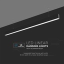 V-TAC Luminaria lineal LED colgante - Samsung - IP20 - Negro - 40W - 3270 Lumens - 6400K-extra-1.webp