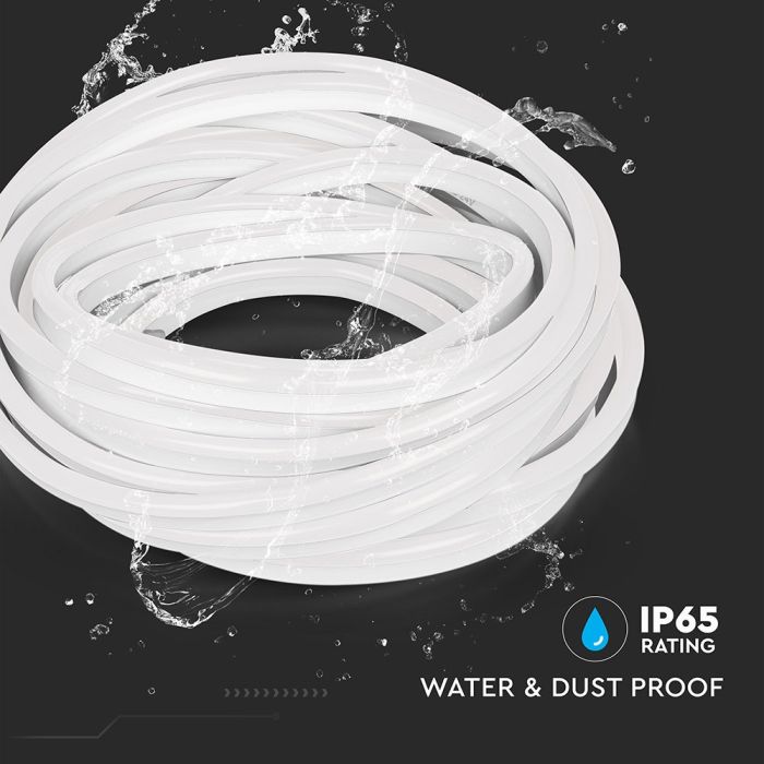 V-TAC Tira de Luz LED - Neon Flex - IP65 Impermeable - 8W- 320 Lumens - 4500K - Precio/1m (Rollo de 10m)-extra-6.webp