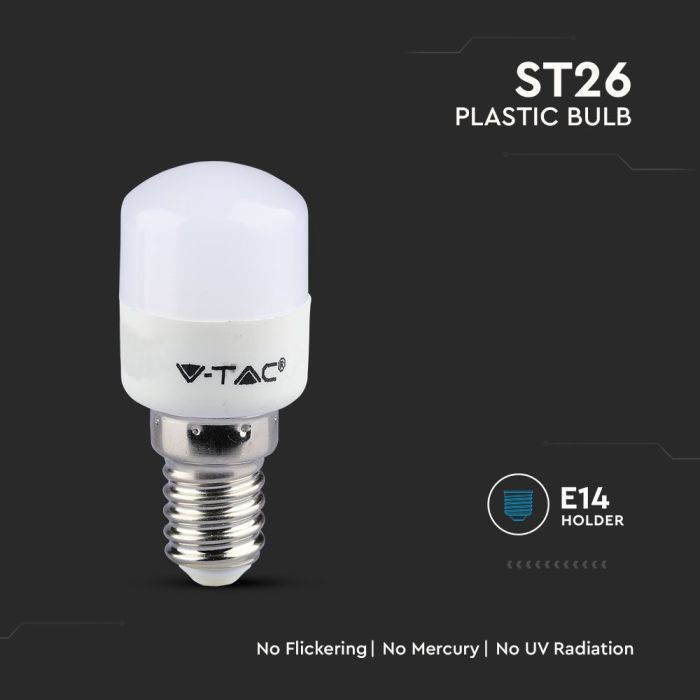 Bombilla LED V-TAC - ST26 - Soporte E27 - IP20 - Blanca - 2W - 180 Lumens - 6500K-extra-4.webp