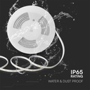 Tira de luz LED V-TAC - 220V - IP65 Impermeable - 3000K - Rollo de 10m-extra-7.webp