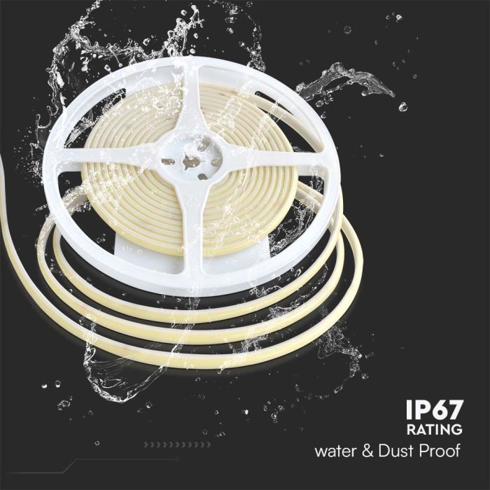 V-TAC LED COB Tira de Luz - IP67 Impermeable - Código de Color: Verde - Precio/1m (5m Rollo)-extra-7.webp