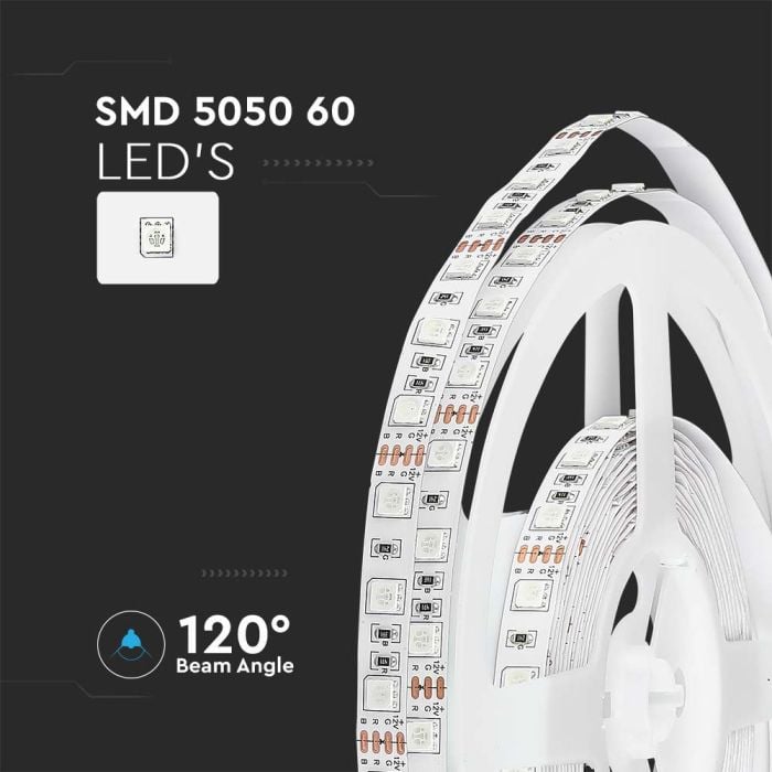 V-TAC Tira de Luz LED - IP20 - RGB - Precio/1m (5m Rollo)-extra-5.webp
