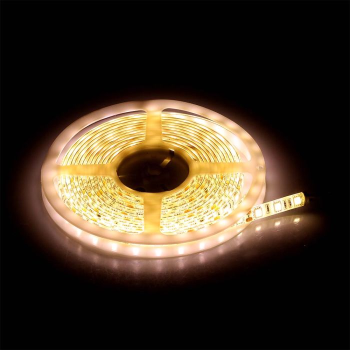 Tira de luz LED V-TAC - IP65 Impermeable - 3000K - Precio/1m (5m Rollo)-extra-2.webp
