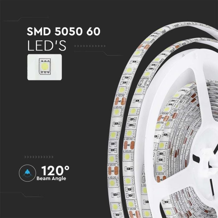 Tira de luz LED V-TAC - IP65 Impermeable - RGB - Precio/1m (5m Rollo)-extra-5.webp