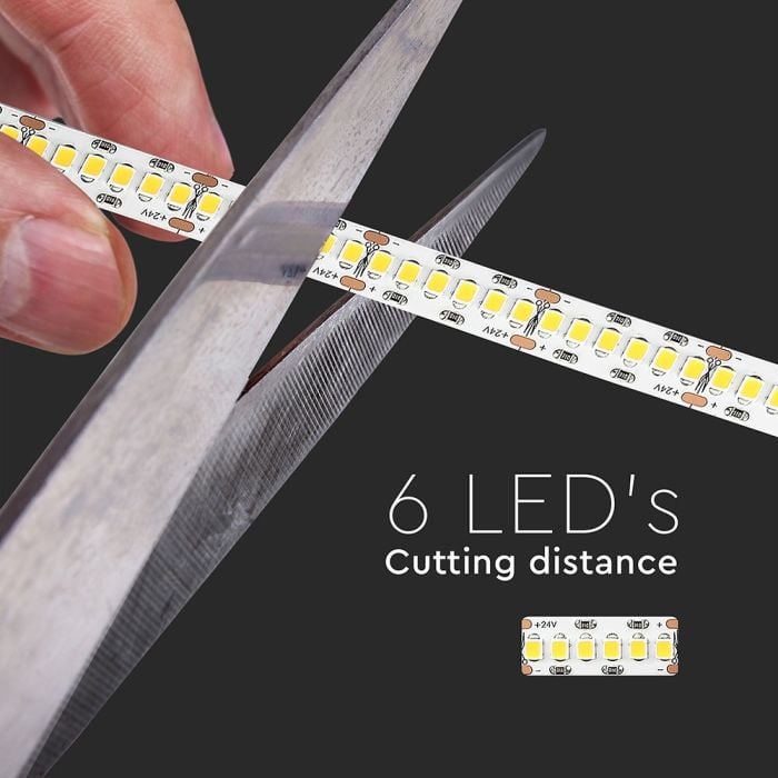Tiras de luz LED V-TAC - Samsung - 24V - IP20 - 6400K - Rollo de 10m-extra-2.webp