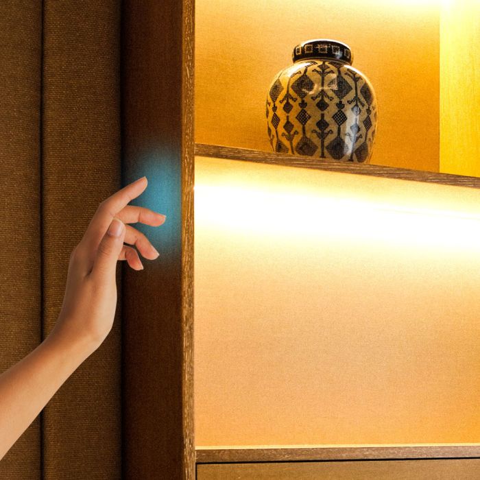 V-TAC Tiras de Luz LED - Accesorios - Interruptor Táctil Dimmer - Negro-extra-1.webp