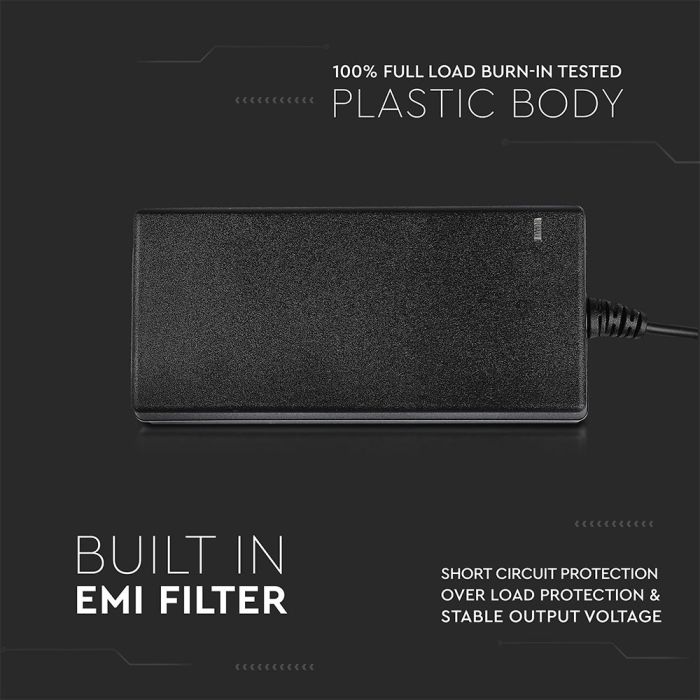 Tiras de luz LED V-TAC - Accesorios - Fuente de alimentación de plástico - IP44 - 30W-extra-3.webp