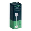 V-TAC Lámpara de Sobremesa Recargable - IP20 - Blanca - 2.7W- 110 Lumens - 3IN1-extra-9.webp