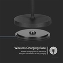 V-TAC Lámpara de mesa de carga inalámbrica - IP54 - Negra - 1.5W- 150 Lumens - 3000K-extra-8.webp