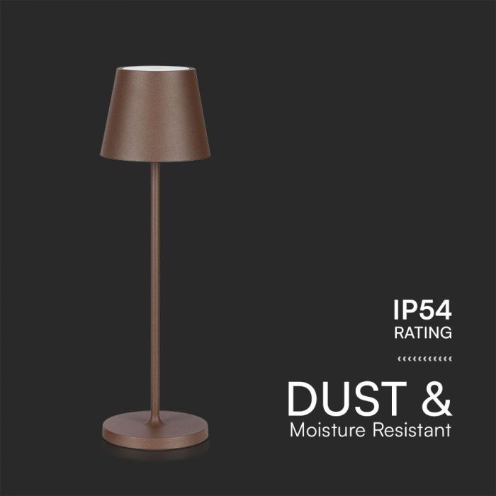 V-TAC Lámpara de mesa de carga inalámbrica - IP54 - Corten - 1.5W- 150 Lumens - 3000K-extra-9.webp