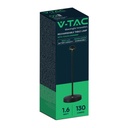 V-TAC Lámpara de Sobremesa Recargable - IP20 - Cuerpo Negro - 1.6W- 130 Lumens - 3IN1-extra-7.webp