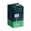 V-TAC Lámpara de Mesa Recargable - IP54 - Cuerpo Blanco - 1.5W- 150 Lumens - 2700K + 5700K-extra-7.webp