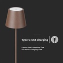 V-TAC Lámpara de Pie Ajustable - IP54 - Cuerpo Blanco - 4W - 300 Lumens - 3000K-extra-9.webp