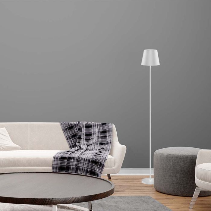 V-TAC Lámpara de Pie Ajustable - IP54 - Cuerpo Blanco - 4W - 300 Lumens - 3000K-extra-1.webp