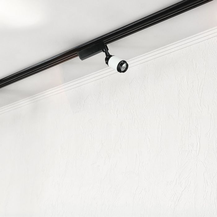 V-TAC LED Foco de carril - IP20 - Negro + Blanco - 10W - 800 Lumens - 6000K-extra-1.webp