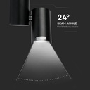 V-TAC LED Foco de carril - IP20 - Negro - 30W - 2700 Lumens - 6400K-extra-5.webp