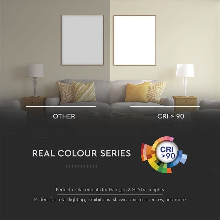 V-TAC LED Foco de carril - Samsung - IP20 - Blanco - 33W - 2640 Lumens - 3000K-extra-4.webp