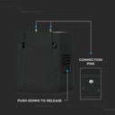 V-TAC LED Magnetic Foco de carril - Linear Dicroica - IP20 - Negro - 1W- 35 Lumens - 3000K-extra-7.webp