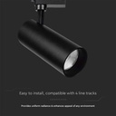 V-TAC LED COB Foco de carril - Samsung - IP20 - Negro - 35W- 3000 Lumens - 4000K-extra-4.webp