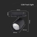 V-TAC LED COB Foco de carril - IP20 - Negro - 35W- 3000 Lumens - 4000K-extra-2.webp