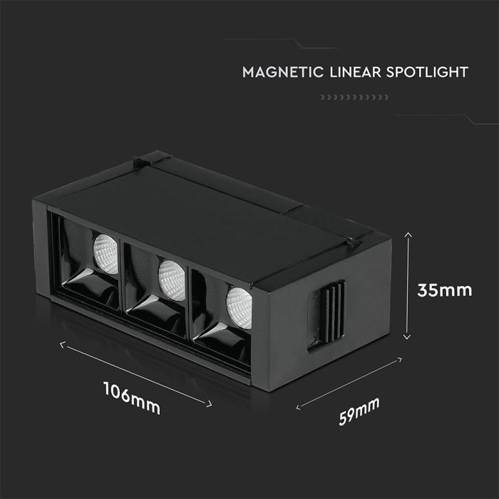 Carril Magnético LED - Proyector Lineal - IP20 - 3W - 240 Lumens - 4000K-extra-2.webp