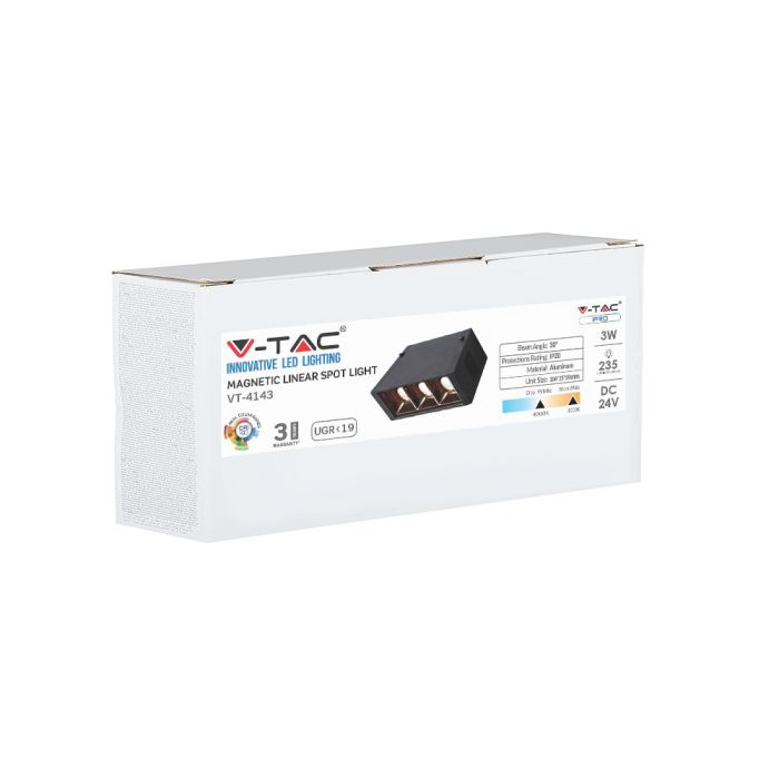 Carril Magnético LED - Proyector Lineal - IP20 - 3W - 240 Lumens - 3000K-extra-13.webp