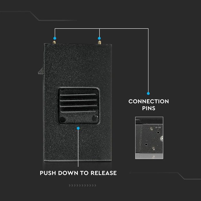 V-TAC LED luminaria magnética - Luz Lineal - IP20 - 20W - 1600 Lumens - 4000K-extra-8.webp