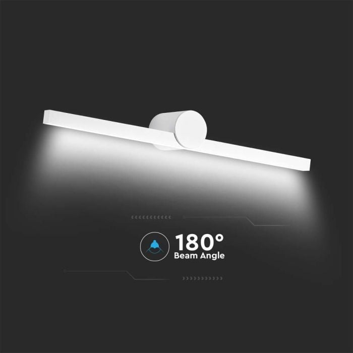 V-TAC LED Luz Espejo Pared - IP65 Impermeable - Blanco - 10W - 1530 Lumens - 4000K-extra-5.webp