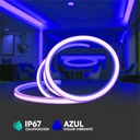 V-TAC LED COB Tira de Luz - IP67 Impermeable - Código de Color: Azul - Precio/1m (5m Rollo)