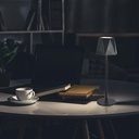 V-TAC Lámpara de Sobremesa Recargable - IP20 - Cuerpo Negro - 1.5W- 150 Lumens - 3IN1