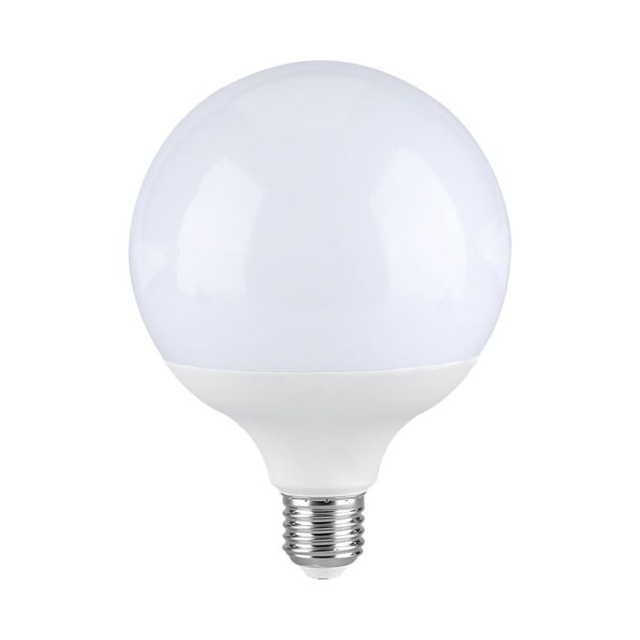 Bombilla LED V-TAC - 110lm/w - Globo - Soporte E27 - IP20 - Blanca - 18W- 2000 Lumens - 6500K