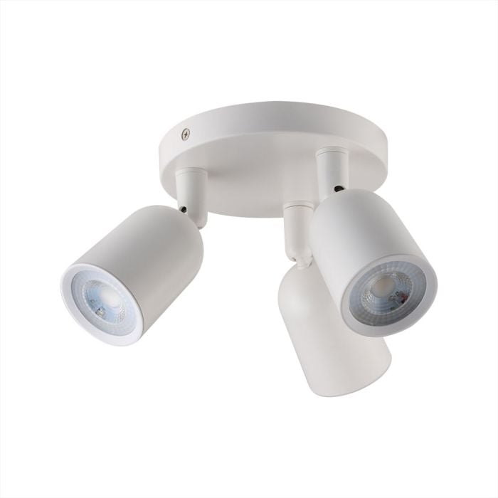 V-TAC Aplique LED - Cabezal triple - IP20 - Blanco
