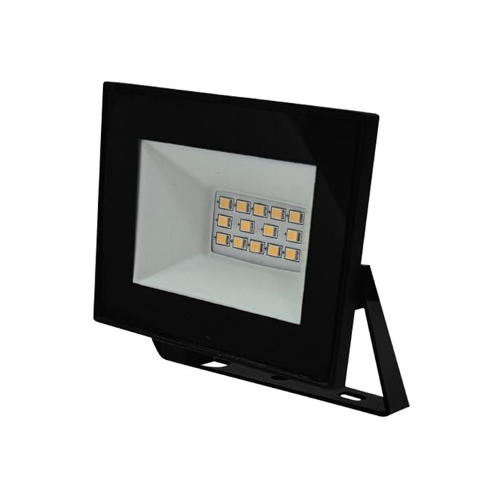 Proyector LED V-TAC - Serie E - Impermeable IP65 - Negro - 10W - 850 Lumens - 6500K