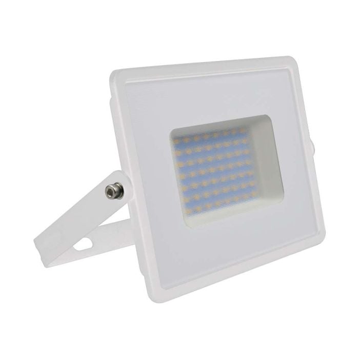 Proyector LED V-TAC - Serie E - Impermeable IP65 - Blanco - 50W - 4300 Lúmenes - 6500K