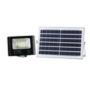 Proyector con panel solar V-TAC - IP65 Impermeable - Negro - 12W - 550 Lumens - 6000K