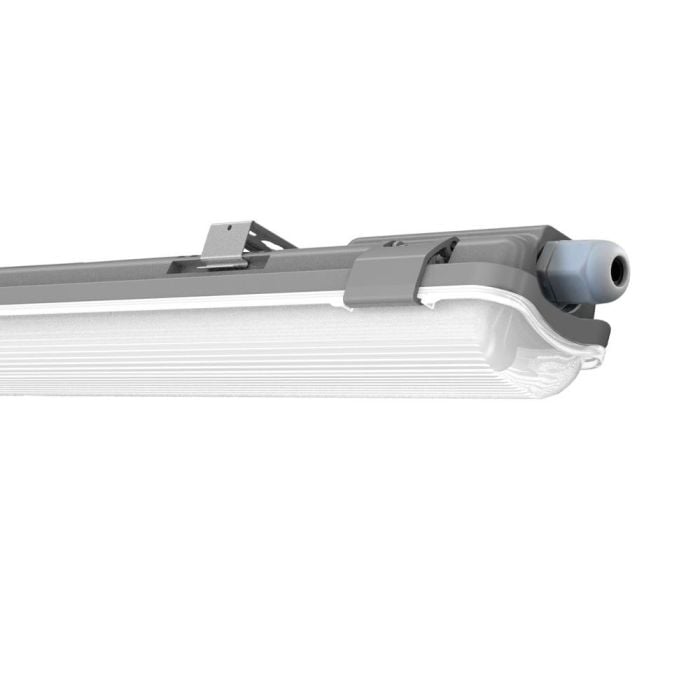 Pantalla Estanca LED V-TAC con tubo - IP65 - Blanco - 18W - 1700 Lumens - 6400K - 120CM
