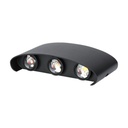 V-TAC Aplique LED Semi Ovalado - Bridgelux - Blanco - IP65 Estanco - 5W - 630 Lumens - 3000K