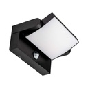 Aplique LED giratorio V-TAC - Sensor PIR - Impermeable IP65 - Negro - 17W - 2520 Lumens - 3000K