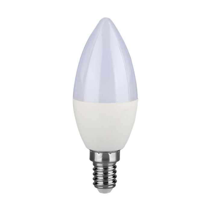 Bombilla LED V-TAC - Samsung - Vela - Soporte E14 - IP20 - Blanca - 4.5W - 470 Lumens - 3000K