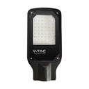 V-TAC LED Slim Farola - IP65 Impermeable - Negro - 50W- 4270 Lumens - 4000K
