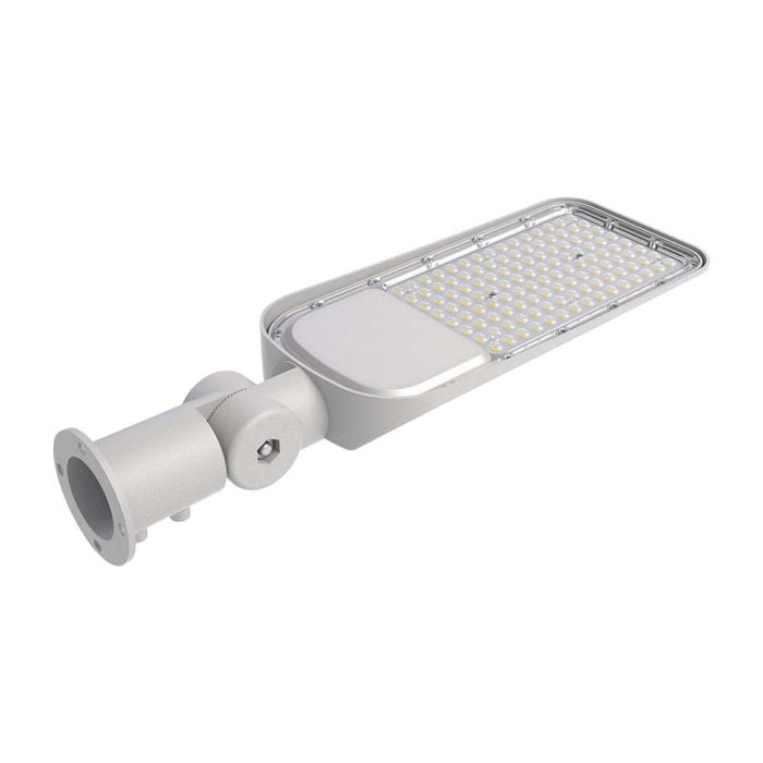 V-TAC LED Farola Ajustable - Samsung - IP65 Impermeable - Gris - 50W - 6000 Lúmenes - 6500K