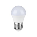 Bombilla LED V-TAC - Samsung - Golf - Soporte E27 - IP20 - Blanca - 6.5W - 600 Lumens - 3000K