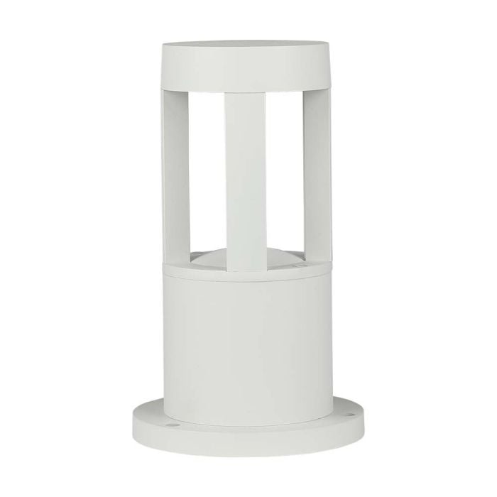 V-TAC Luz de Bolardo Exterior - IP65 Impermeable - Blanco - 10W - 1000 Lumens - 6400K - 25CM