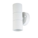 V-TAC Lámpara de Pared Exterior - UP - Down - Accesorios de Pared - Soporte GU10 - IP44 - Blanco Mate