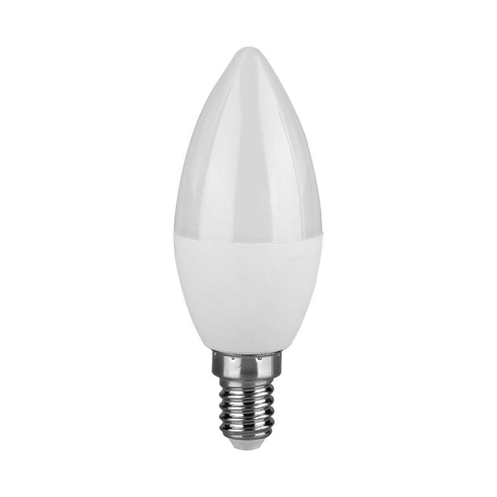 Bombilla LED V-TAC - Vela - Soporte E14 - IP20 - Blanca - 3.7W - 320 Lumens - 3000K