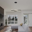 V-TAC Lámpara de techo de diseño - IP20 - Negra - 18W - 2260 Lumens - 3000K