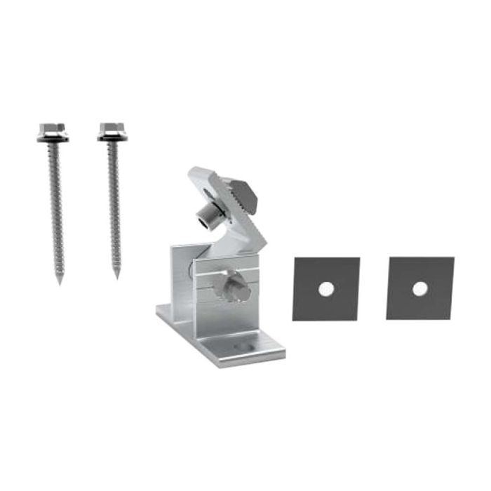 Paneles Solares V-TAC - Accesorios de Estructura - Juego de Pata Frontal Ajustable - Montaje Solar en Techo