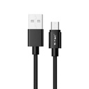 V-TAC Cable USB - Trenzado - Platinum Series - Negro - 1M